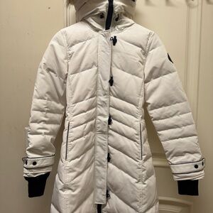 Women's White Canada Goose Coat